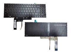 MSI Katana GF76 GF76 11SC-484XTR msi Notebook Klavyesi Siyah TR, Ver.1 (Beyaz Işık)