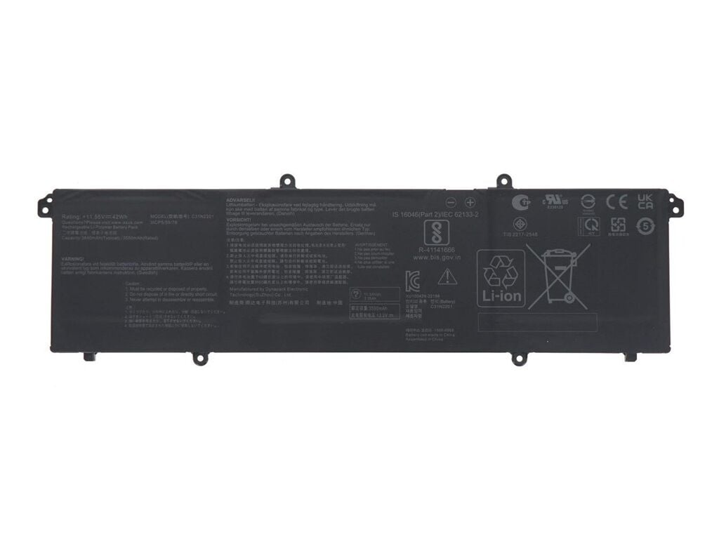 Asus Vivobook 16X K3605ZF-N1017W Notebook Bataryası, Laptop Pili - Ver.2