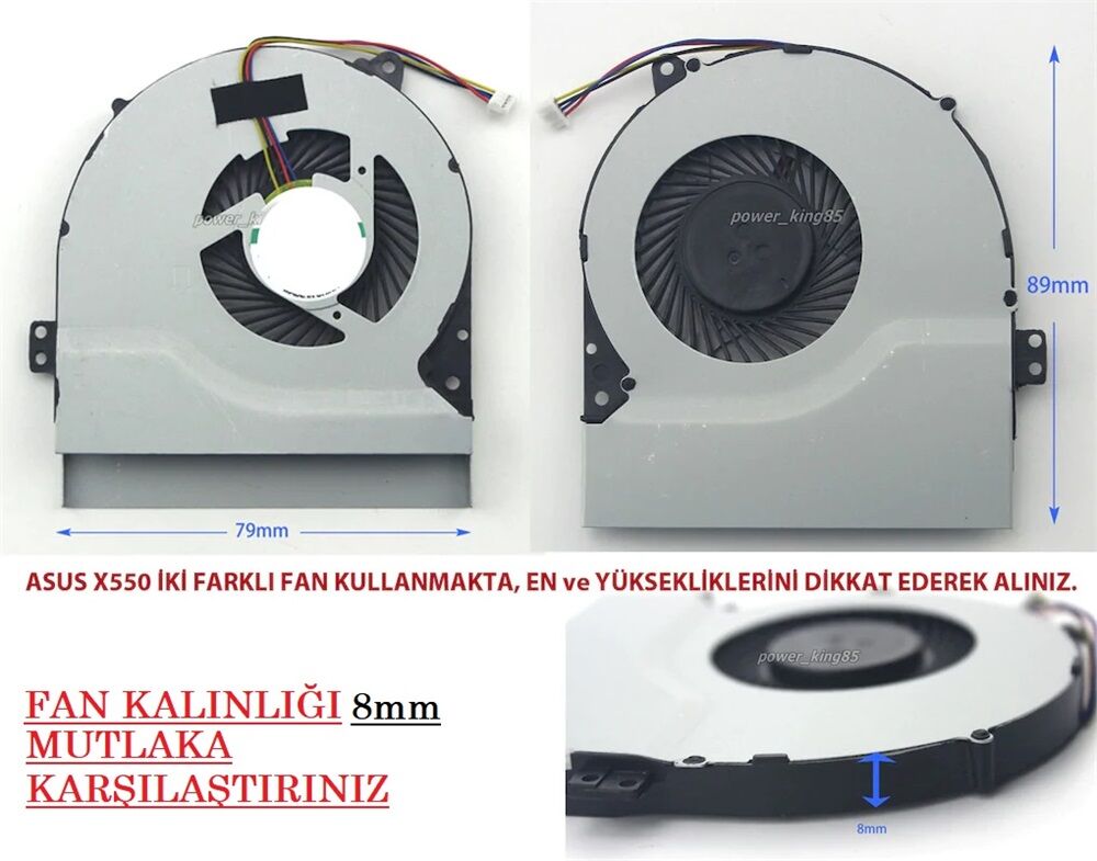 Asus K56C, K56Ca, K56Cb, K56Cm Notebook Fan / Ver.2