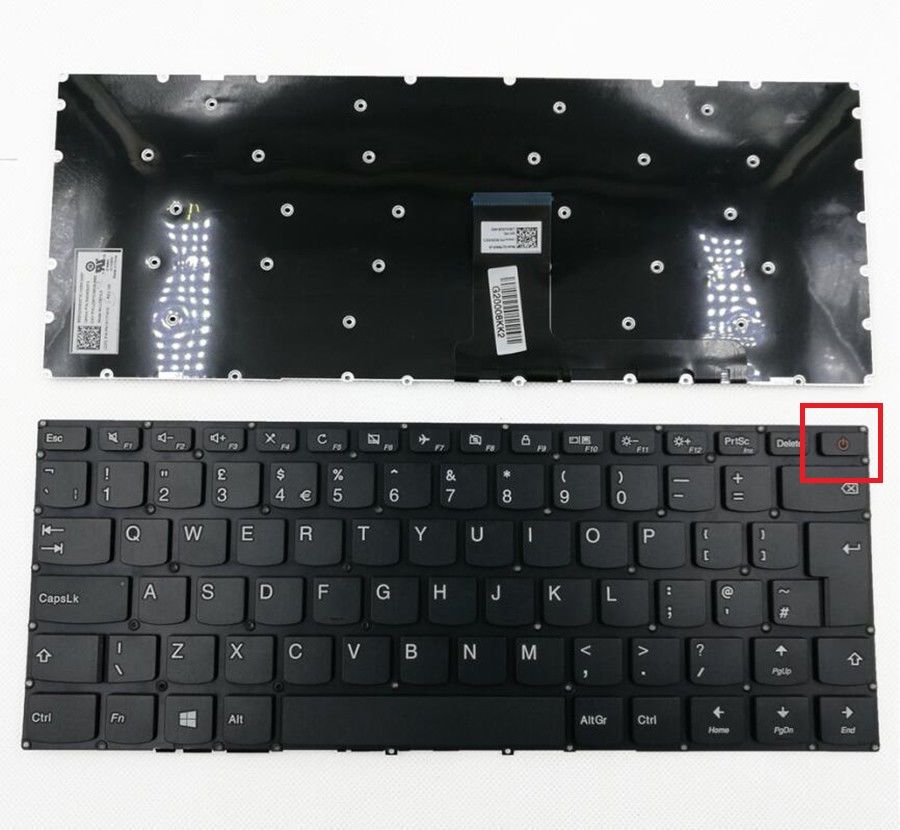 Lenovo IdeaPad 110-14IBR Notebook Klavyesi - Siyah - TR