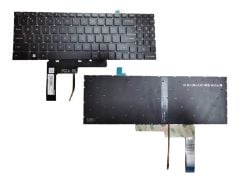 MSI PULSE GL66 11UGKV-001US msi Notebook Klavyesi Siyah TR, Ver.1 (Beyaz Işık)