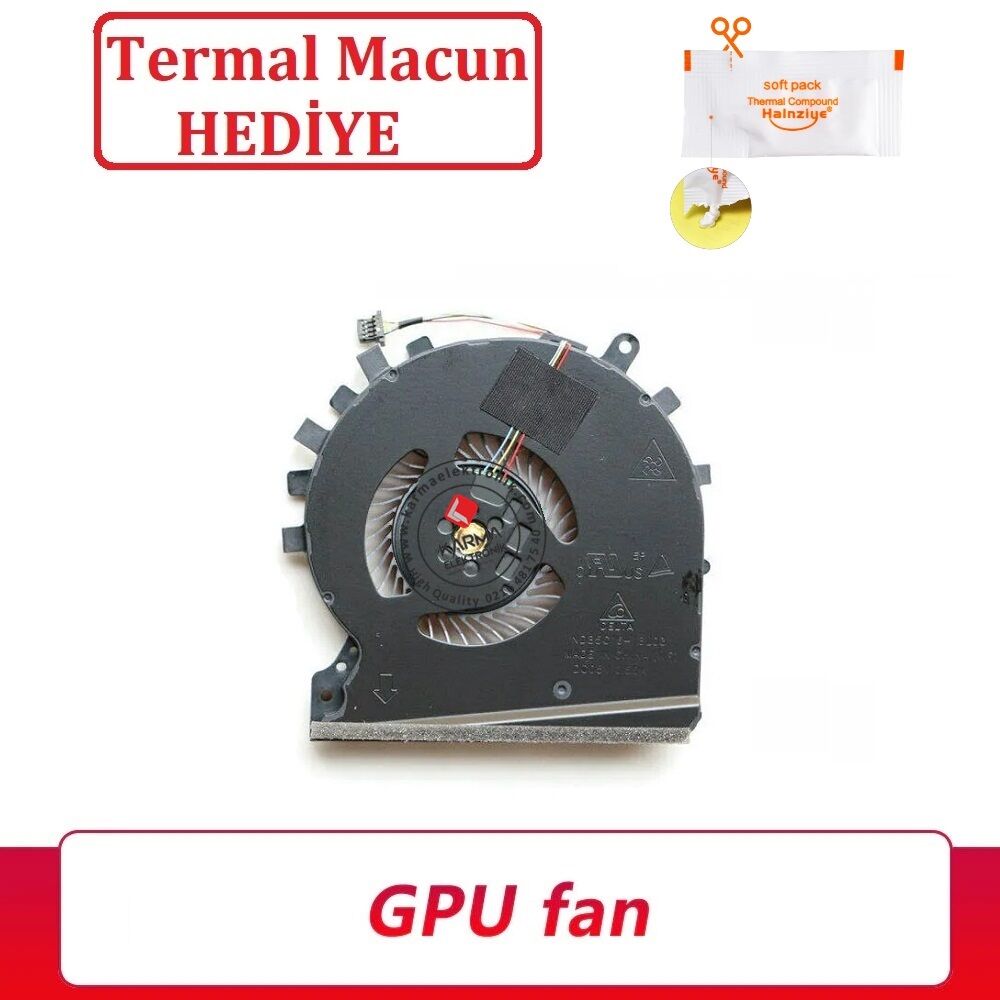 HP Pavilion Gaming 15-DK TPN-C141 Notebook GPU Fanı V2 (Sol)