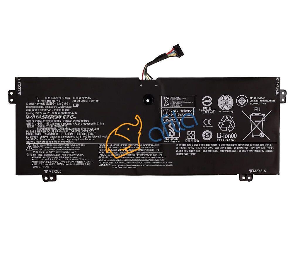 Lenovo ideaPad Yoga 81C3 Notebook Bataryası, Laptop Pili