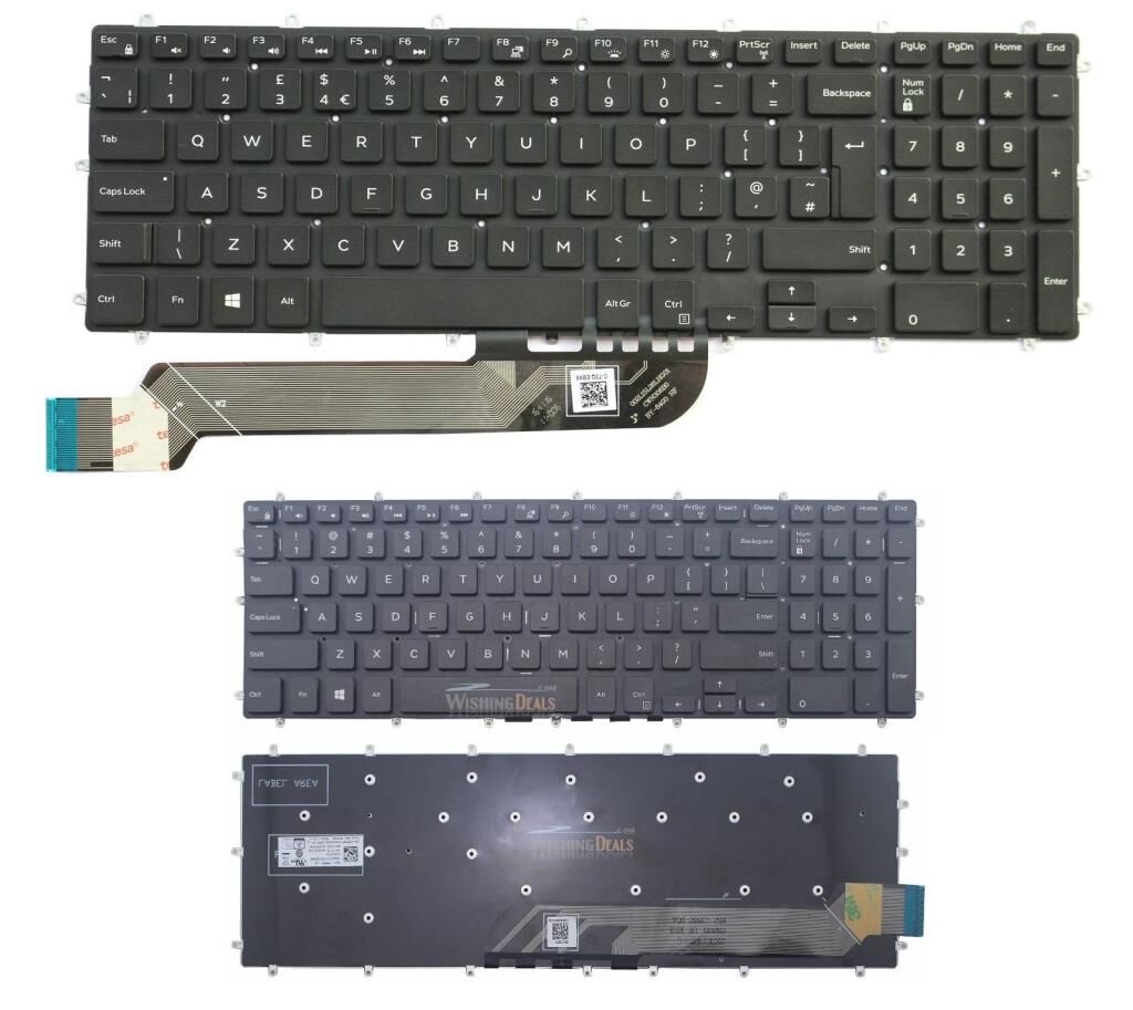 Dell P72F P72F001 Notebook Klavye - Tuş Takımı (Siyah TR)
