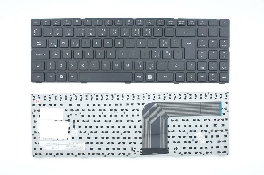 Exper Karizma A15HV A15HV01 A15HV03 Notebook Klavye (Siyah TR)