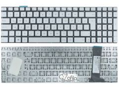 Asus N550JK-CN167D N550JK-CN168H Notebook Klavyesi Gri TR