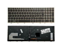 HP EliteBook 850 G5, 855 G5 Notebook Klavyesi - Tuş Takımı (Siyah TR) ışıklı