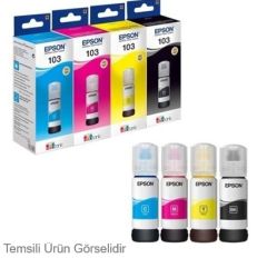 Epson EcoTank L3151 Şişeli Mürekkep 70ml (Muadil) 4'lü SET