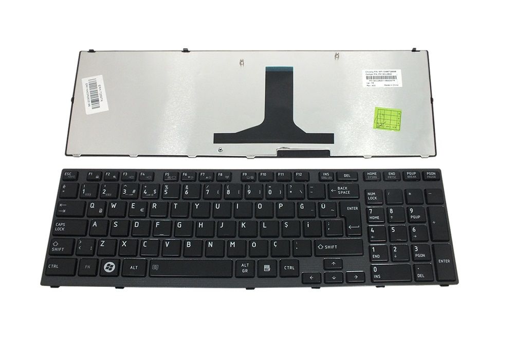 Toshiba P775-S7375, P775-SP5101L Notebook Klavyesi (Siyah TR)