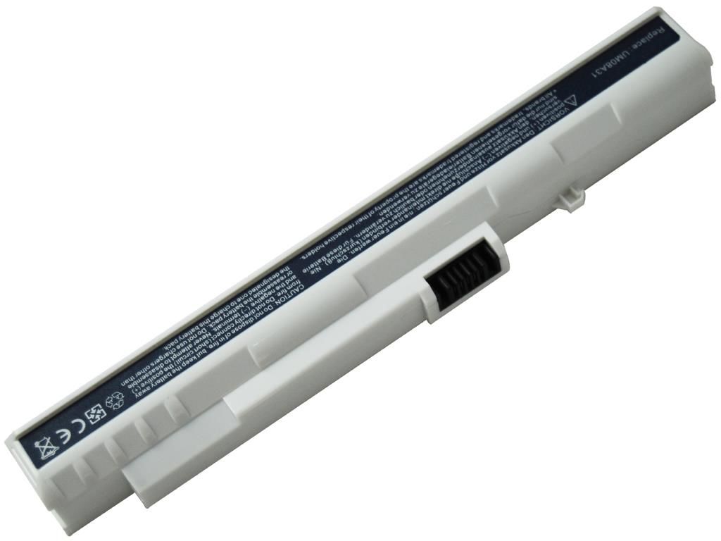 Acer One A110 A150 D150 D250 ZG5 Notebook Batarya Beyaz - 3Cell