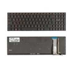 Asus G58, N551j, R555, R561, ZX50, GL771 Notebook Klavyesi Siyah TR, ışıklı / KL0940BLD