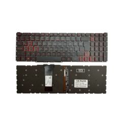 PK132K11A22, NKI15130P1 Klavyesi (Siyah TR) ışıklı / Kırmızı Tuş