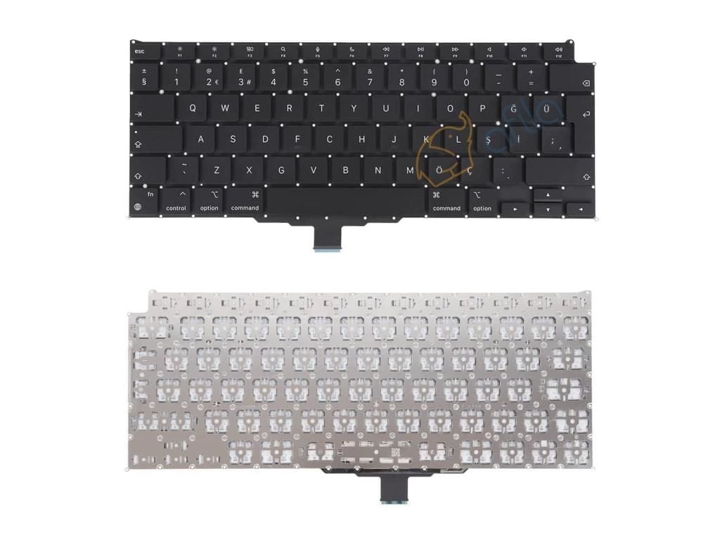 Apple MacBook Air A2337 (2020) Notebook Klavyesi, Laptop Tuş Takımı (Siyah TR) Büyük ENTER / KL1078