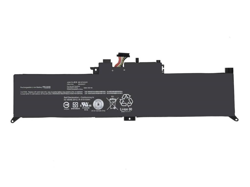 Lenovo ThinkPad Yoga 260, 370, X380, 01AV432 SB10K97589 Notebook, Laptop Bataryası Pili / RLL-114