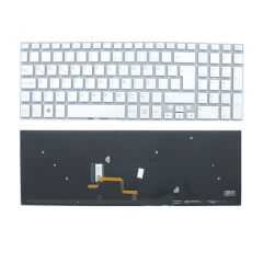 Sony Vaio SVF153 SVF154 Notebook Klavyesi -   Gri TR / ışıklı