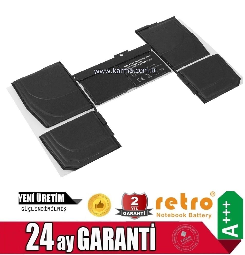 Apple MacBook A1534 (2017) Notebook Bataryası - Pili / RETRO