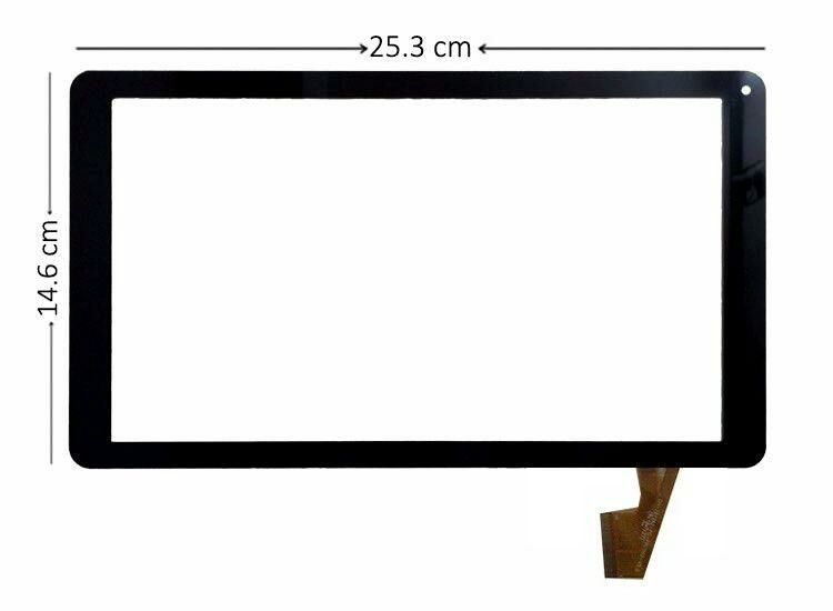 DH-1012A2-FPC062-V8.0 10.1 Tablet uyumlu Dokunmatik Panel - Siyah