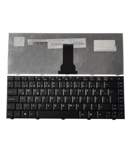 Acer eMachines  MP-07A43U4-698, PK130580100, PK1305801G0 Klavye Siyah TR