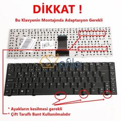 Acer eMachines  MP-07A43U4-698, PK130580100, PK1305801G0 Klavye Siyah TR