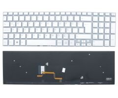 Sony SVF1521NSTB SVF1521NSTW Notebook Klavyesi - Tuş Takımı / Silver, Gri TR / ışıklı