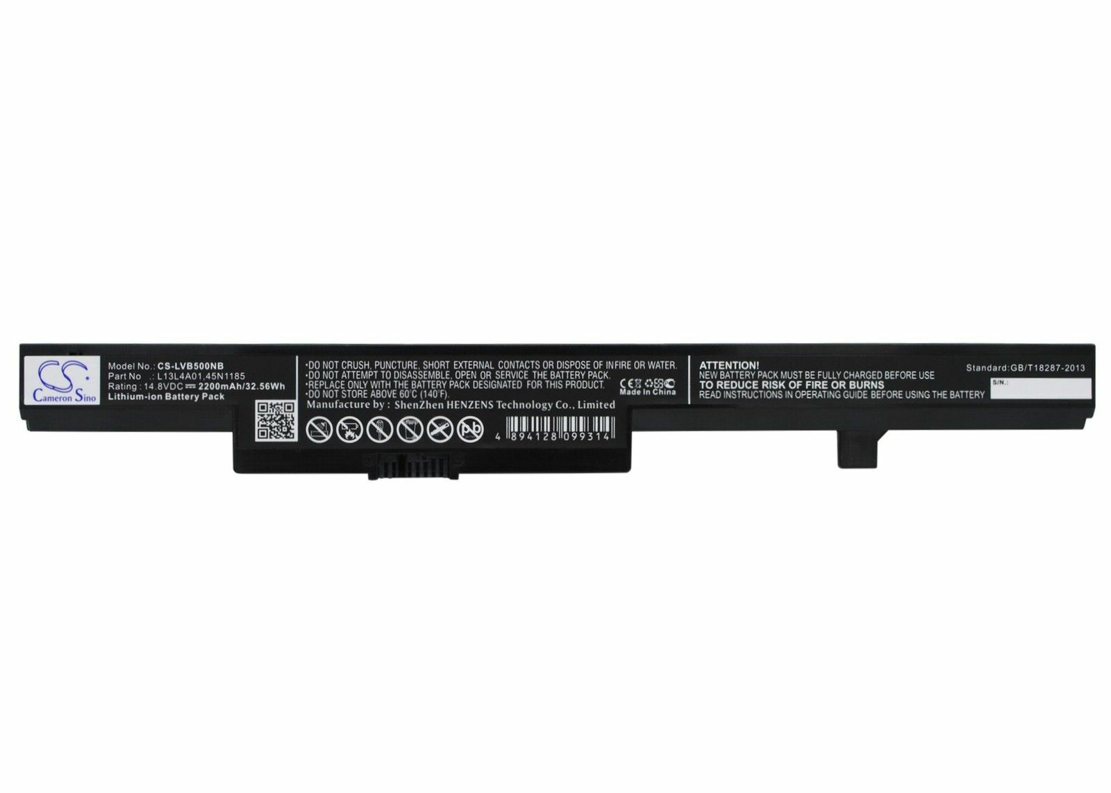 Lenovo B50-30, B50-70, M4400 Notebook Bataryası, Laptop Pili 45N1184 / RLL-047