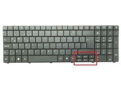 Acer PK130PI1A27, PK130PI1B20 Notebook Klavye (Siyah TR) Ver.1