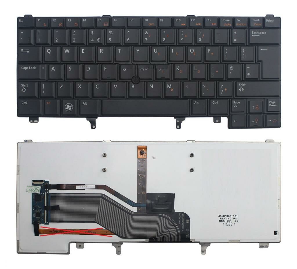 Dell Latitude E5420, E5420m, 5420 Notebook Klavye Tuş Takımı TR