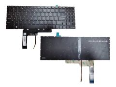 MSI Cyborg 15 A13VEC19-1252XTRC19 Uyumlu Klavye Siyah TR, Ver.1 (Beyaz Işık)