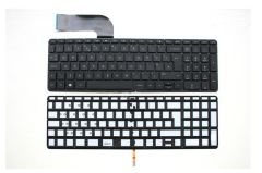Hp 15-p164ca 15-p167us 15-p165na Notebook Klavye - Siyah -Işıklı