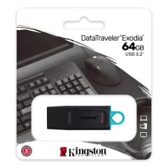 Kingston 64GB USB 3.2 DataTravel Exodia USB Flash Bellek DTX/64GB