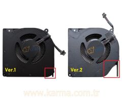 Monster Tulpar T7 V20.5.10 Notebook Uyumlu GPU-CPU Fanı (1Adet) / Tip-1