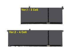 Dell inspiron P112F, P112F001 Uyumlu Notebook Bataryası, Laptop Pili / Ver.1 - 3Cell