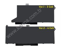 Dell CHKFM FDTCY XPC5H Notebook Bataryası, Laptop Pili - Ver.1 - 3 Cell
