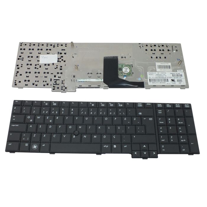 Hp EliteBook 8740, 8740W, 8740P Serisi Türkçe Notebook Klavye 598044-001, 598044-141