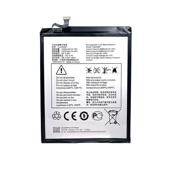 Alcatel 1T 10 2020 Smart 8092 TLp040M7 Tablet Batarya - Pil