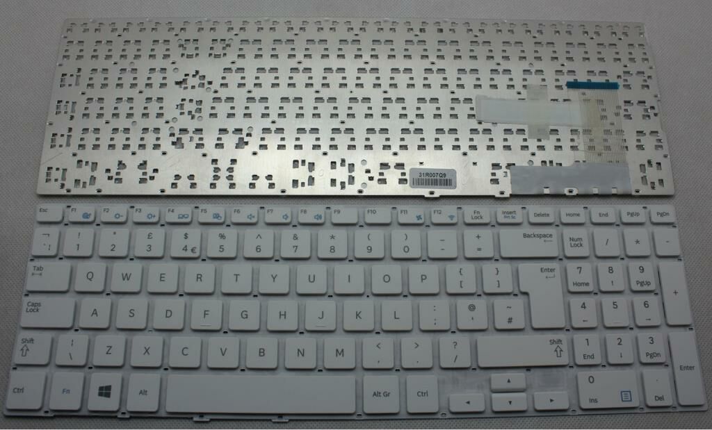 Samsung 370R4E-S01 Notebook Klavyesi - Beyaz - TR