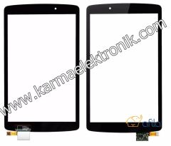 LG G Pad F 8.0 V495 V496 8'' inç uyumlu Dokunmatik Siyah