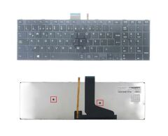 Toshiba L55, L55-A, L55D, L55D-A Klavyesi (Siyah TR) ışıklı