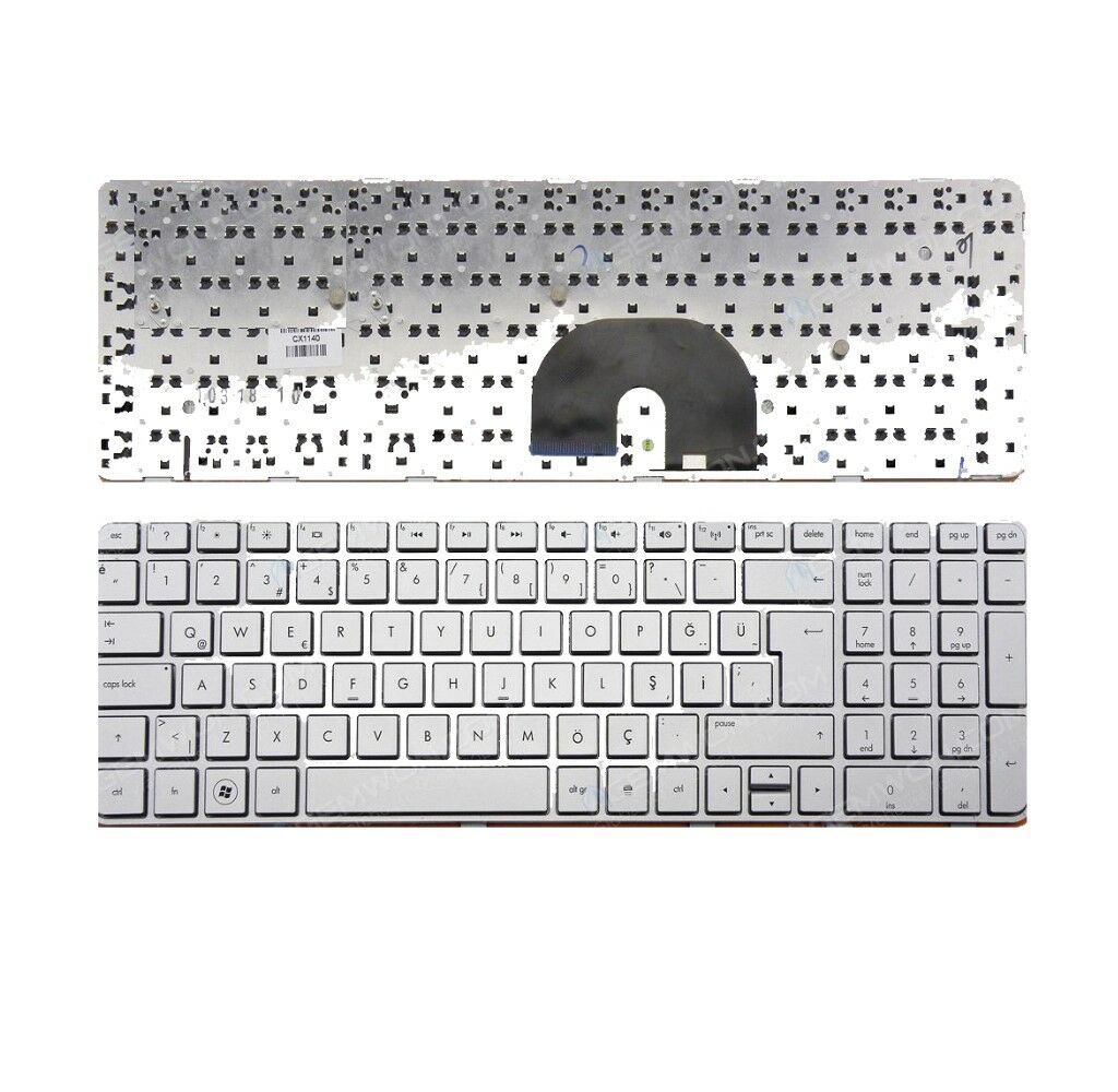 HP dv6-6c01et DV6-6B05et (A7N33EA) Notebook Klavyesi -Gümüş - TR