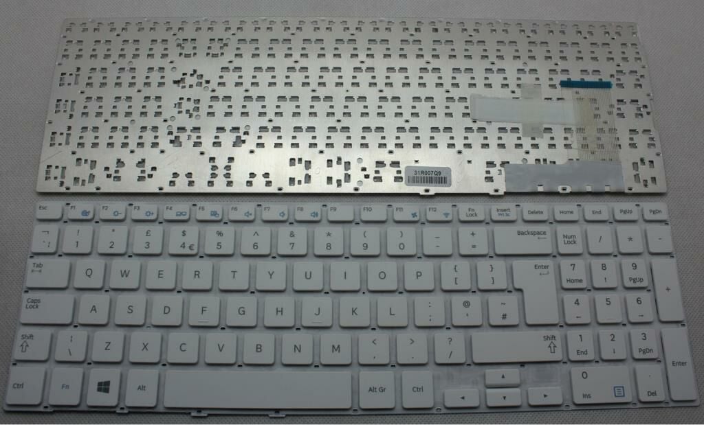 Samsung 370R5E-S05 Notebook Klavyesi - Beyaz - TR