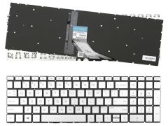 Hp Pavilion 15-cs1014nt 6BJ66EA Notebook Klavyesi (Silver, Gri TR) ışıklı