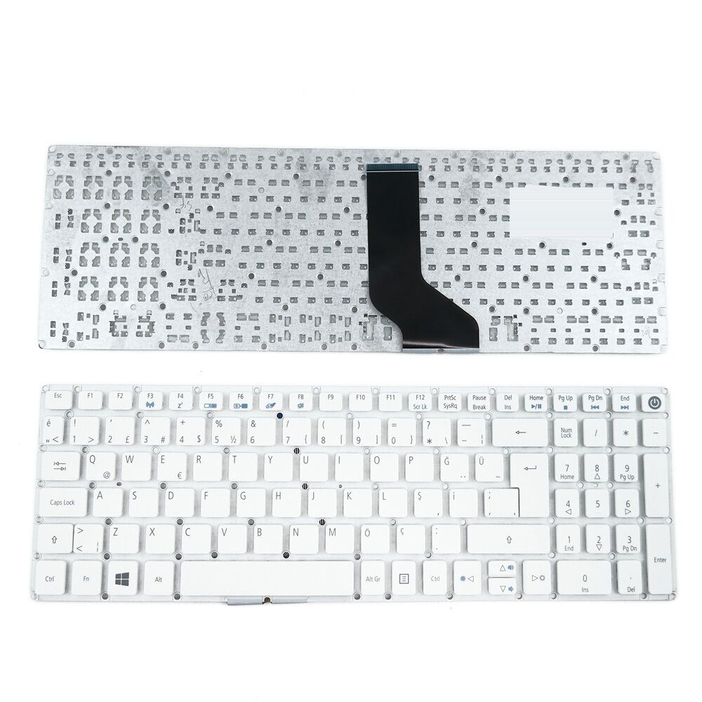 Acer Aspire N15Q1 Notebook Klavyesi, Laptop Tuş Takımı (Beyaz TR)