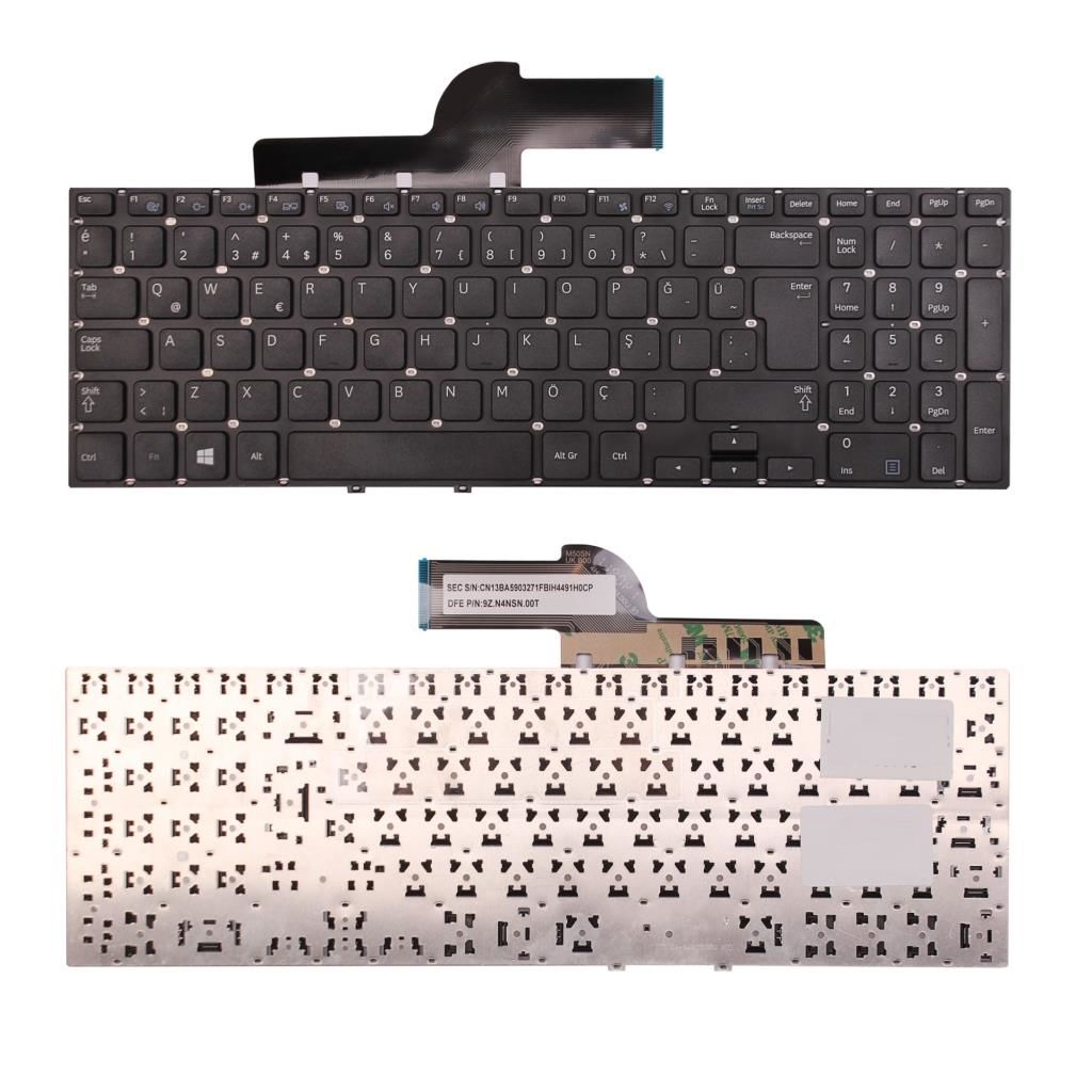 Samsung NP350E5C, NP355V5C Notebook Klavyesi - Siyah - TR