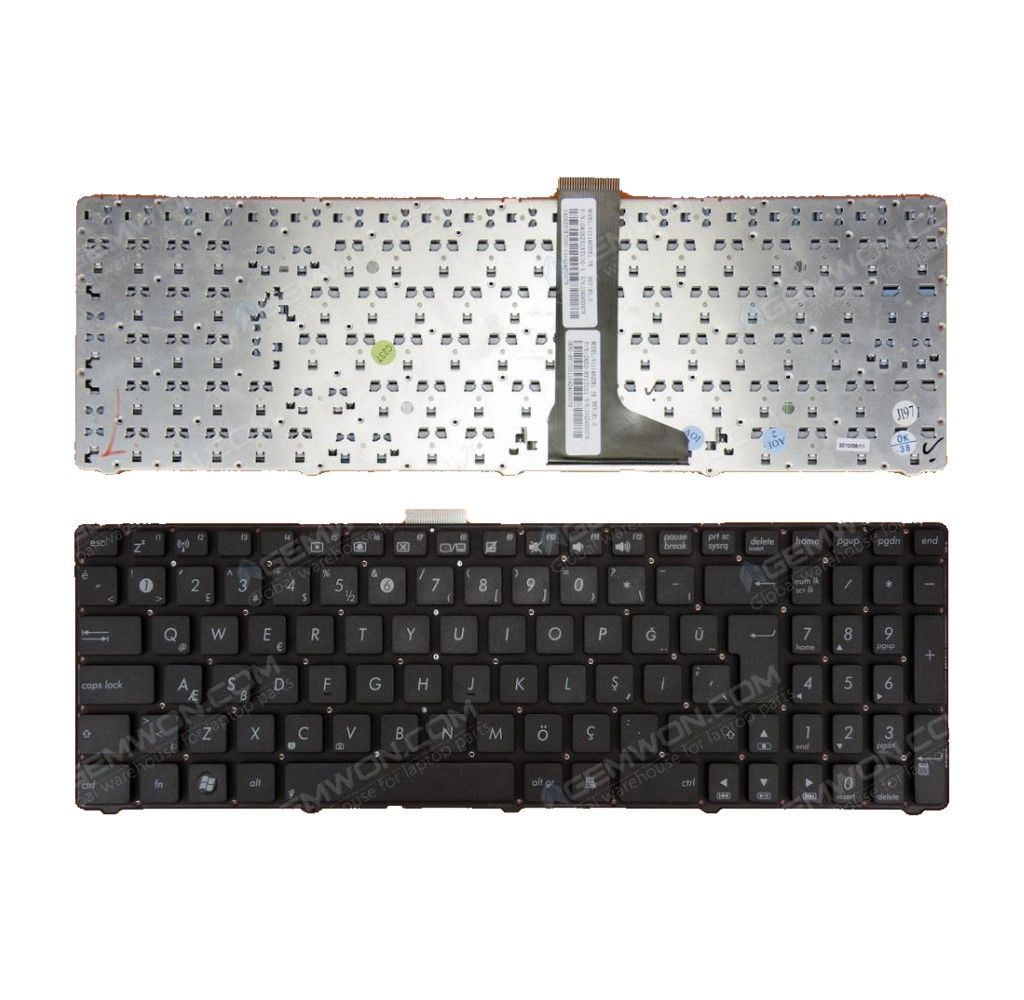 Asus U56 U56E X77JV Notebook Klavyesi - Siyah - TR