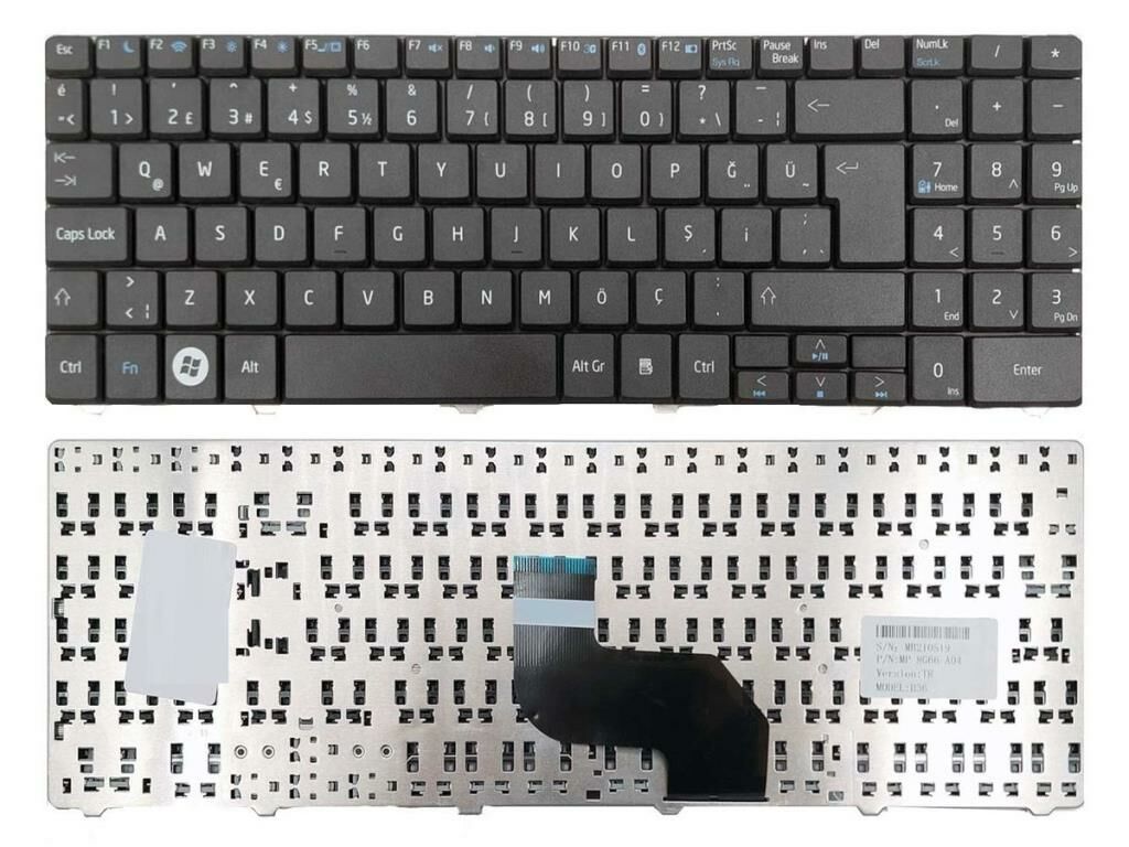 0KN0-XV1UK 08 0KN0-XV3TU08 Notebook Klavye (Siyah TR)