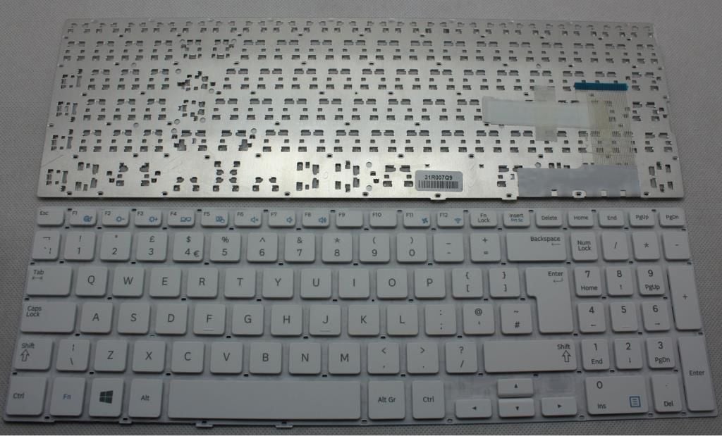 Samsung NP370R5E-S02CN Notebook Klavyesi - Beyaz - TR