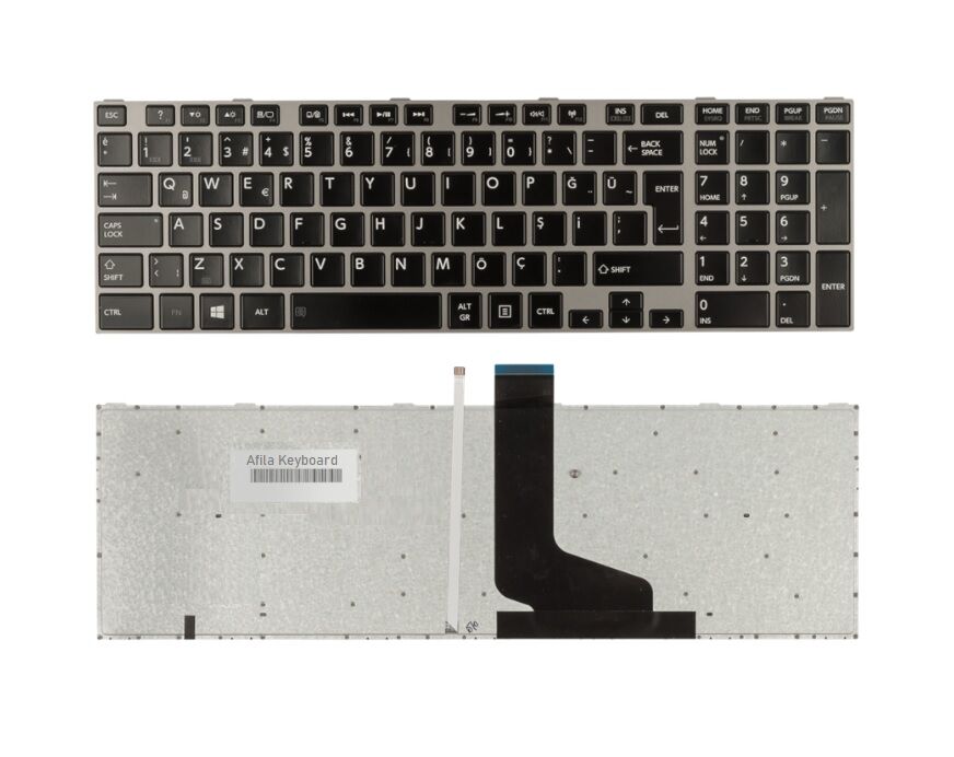 Toshiba Satellite C850 C855D Notebook Klavyesi (Siyah TR ışıklı