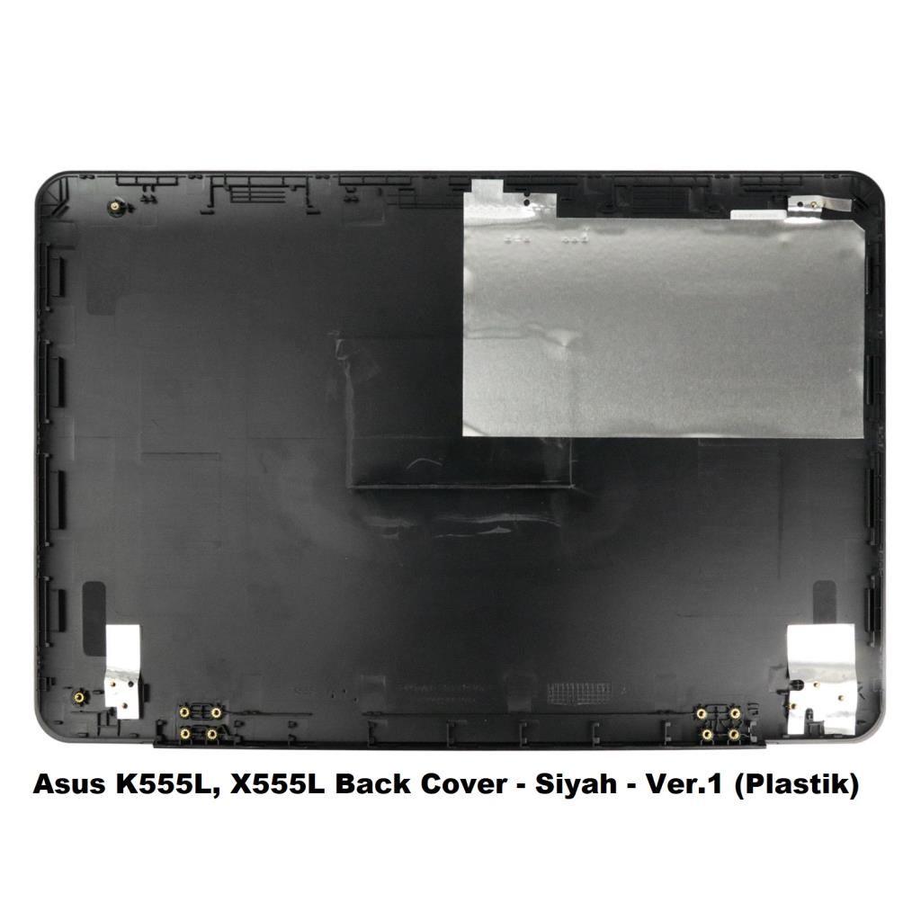 Asus A555LJ, A555LN, A555LP Back Cover - Siyah - Plastik Kasa