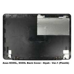 Asus X555LA, X555LB, X555LD Back Cover - Siyah - Plastik Kasa