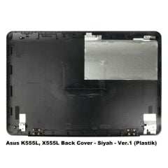 Asus X555LF, X555LI, X555LJ Back Cover - Siyah - Plastik Kasa